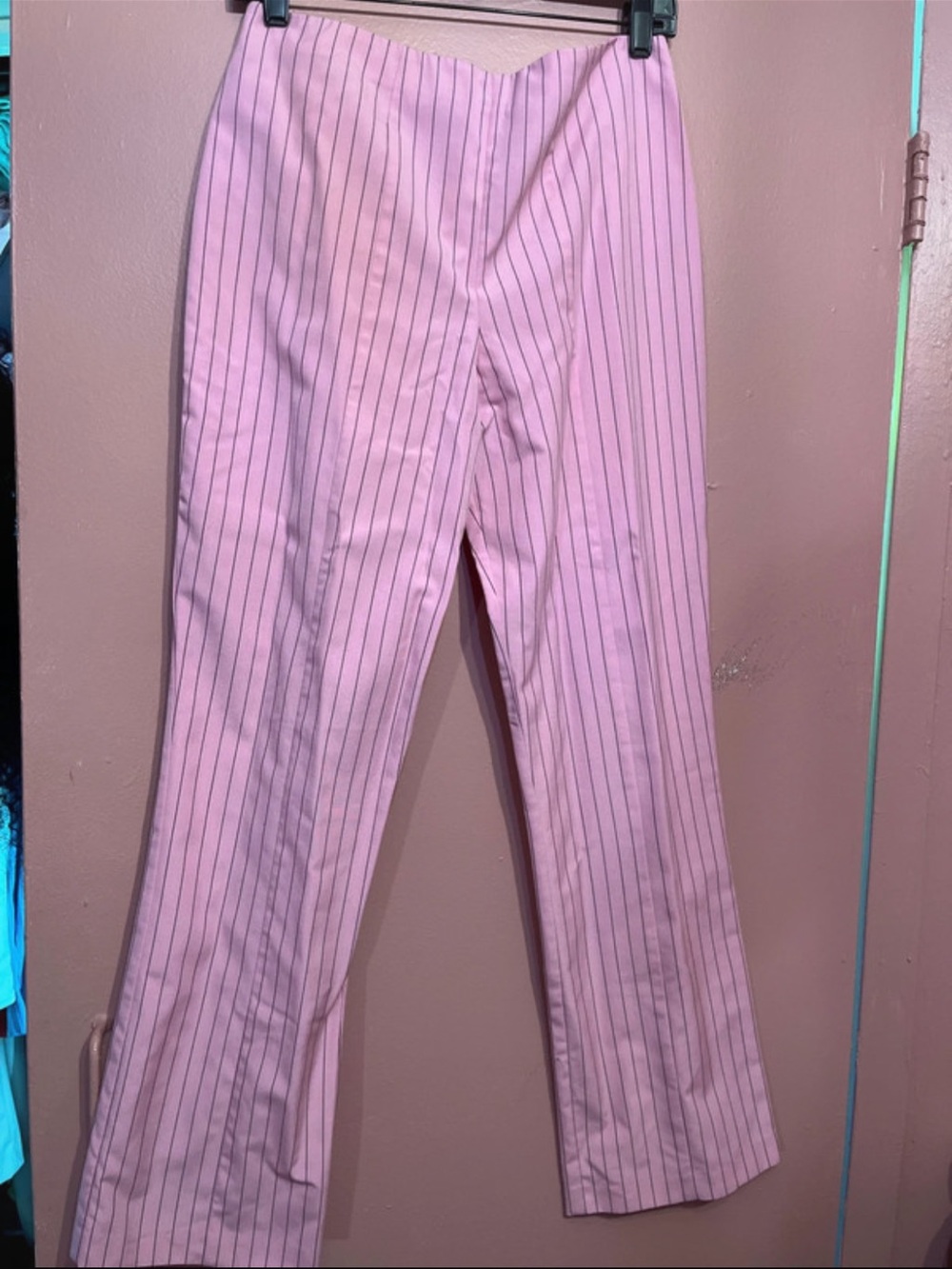 ASOS Pink Pinstripe Tailored Pantsuit - Picture 7 of 9
